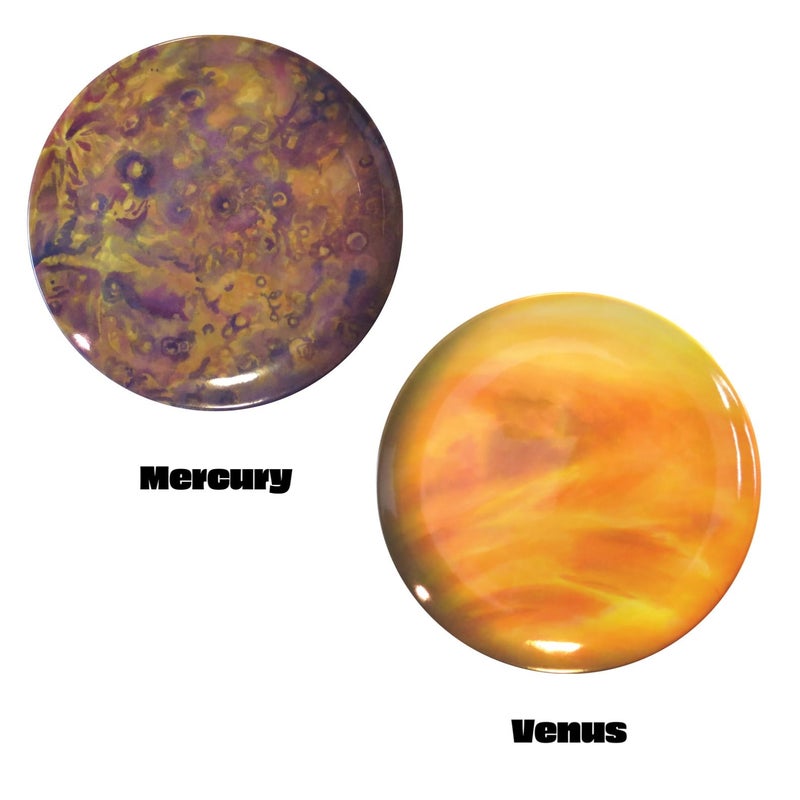 The Unemployed Philosophers Guild Planet Plates - 8" Melamine Astronomy Dessert Plates, Perfect for Appetizers and Snacks, Boxed Set of 8 - Image 5